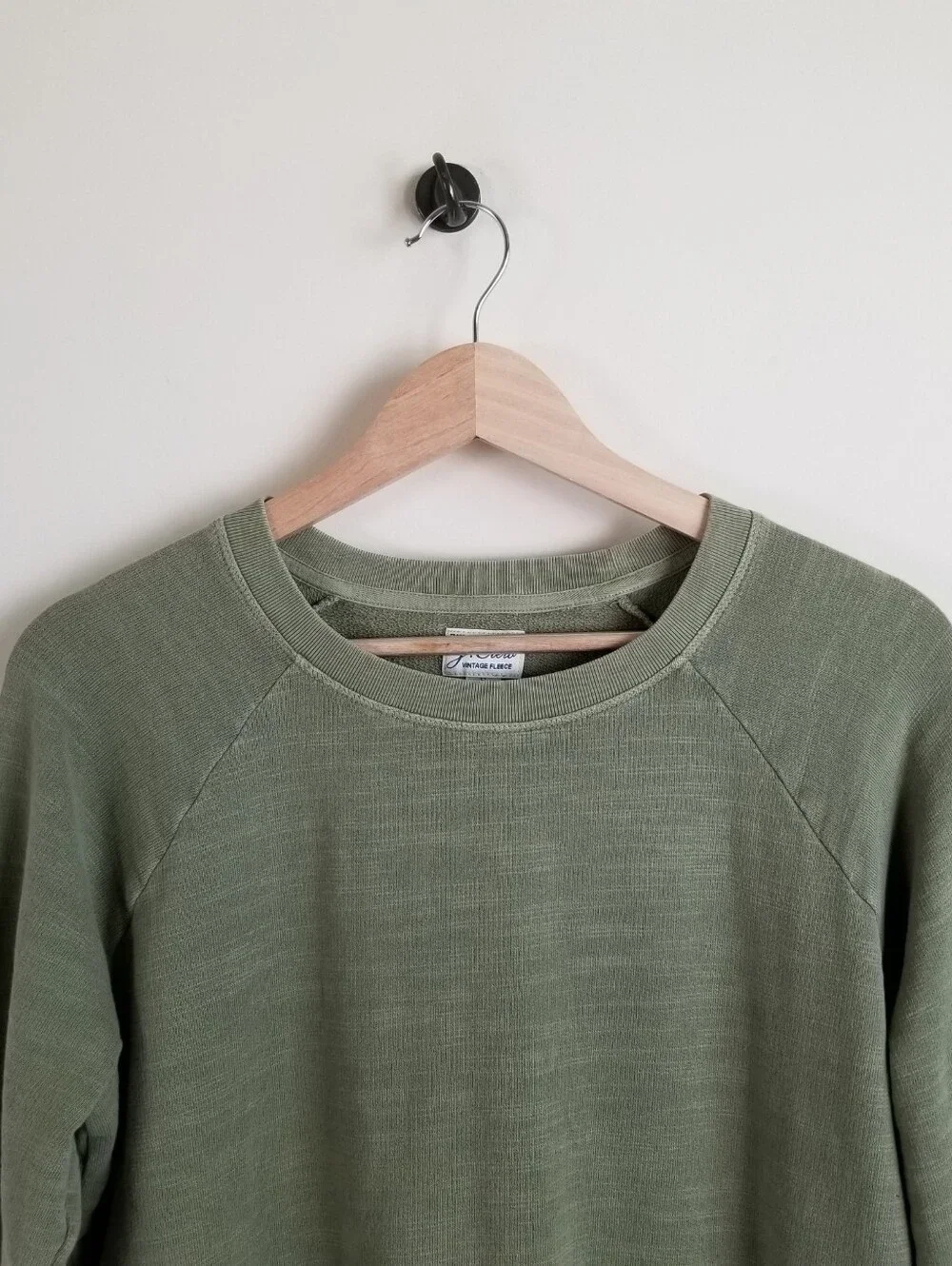 Vintage Cotton Terry Crewneck Pullover Size Small